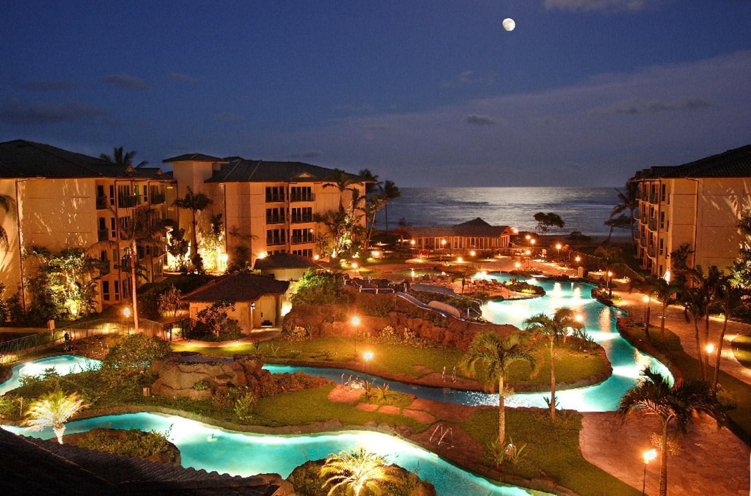 Waipouli Beach Resort Beautiful Luxury Ground Level Garden View Ac Pool! Kapa'a Exteriör bild